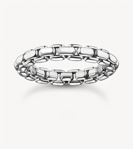  Thomas Sabo Silver Ring Box Chain In Silver 