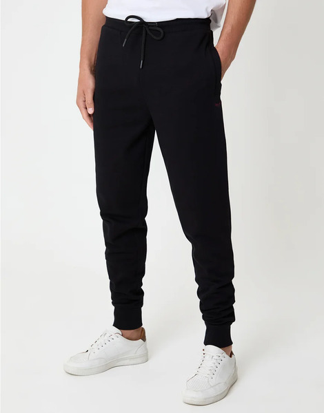  Threadbare Cotton Blend Joggers In Black 