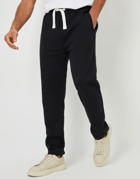  Threadbare Straight Leg Joggers In Black 
