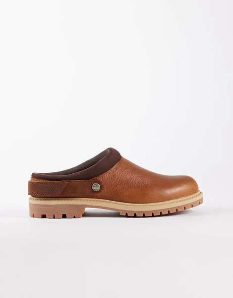  Timberland Premium Mule In Brown Leather 