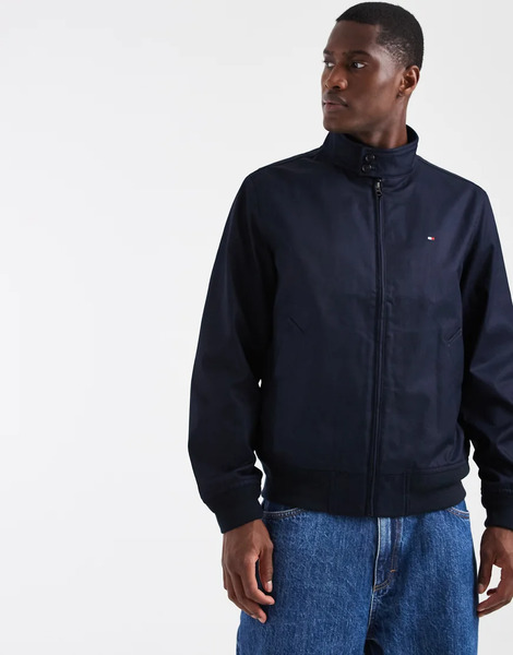  Tommy Hilfiger Classic Harrington Jacket In Navy 