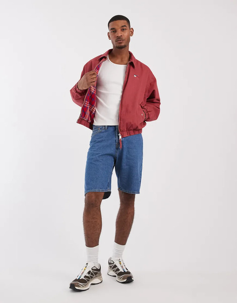  Tommy Jeans Harrington Jacket In Red 