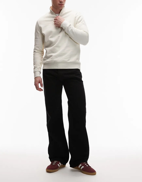  Tommy Jeans Robbie Relaxed Bootcut Jeans In Black 