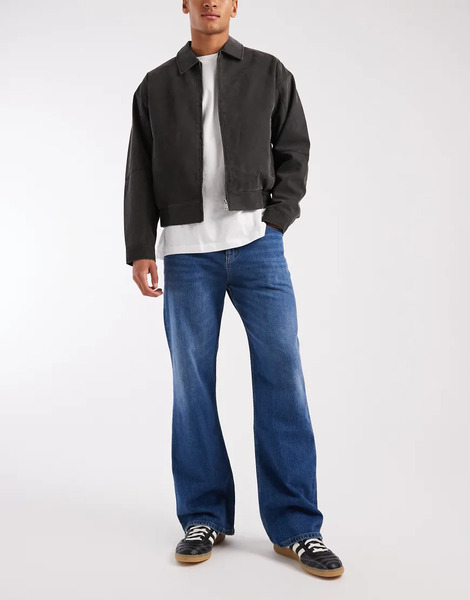  Tommy Jeans Robbie Relaxed Bootcut Jeans In Dark Denim Navy 