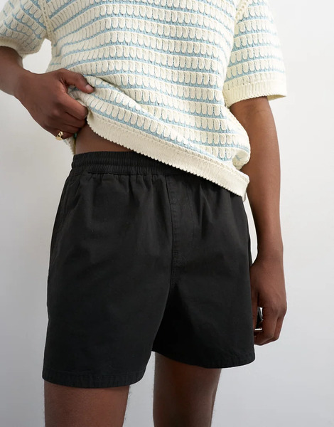  Topman Micro Fit Short In Black 