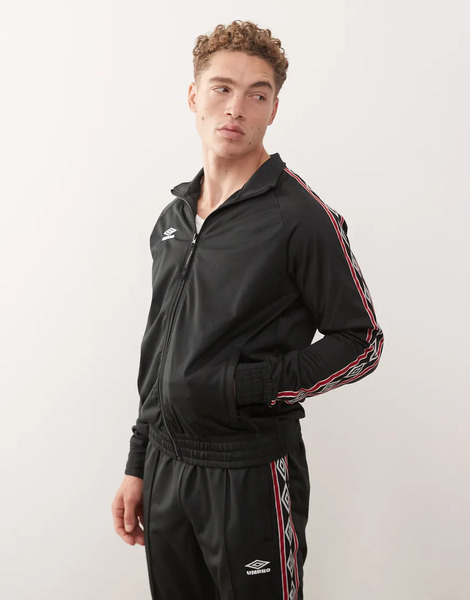  Umbro Taped Track Top In Black 