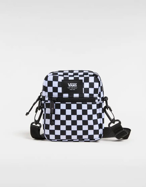  Vans Bail Shoulder Bag In Black/white 