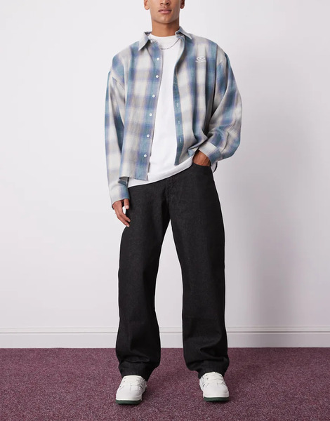  Vans Check 5 Loose Denim Pant In Black Rinse 