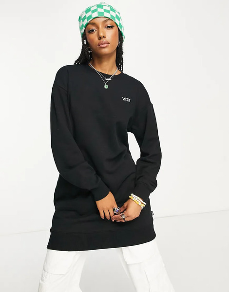  Vans Flying V Oversized Sweatshirt In Black 