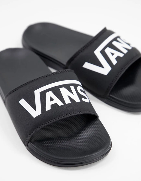  Vans La Costa Sliders In Black 