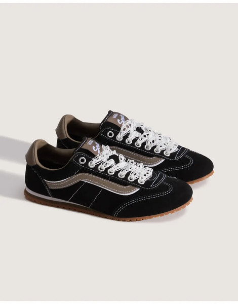  Vans Super Lowpro Sneakers Black In Black 