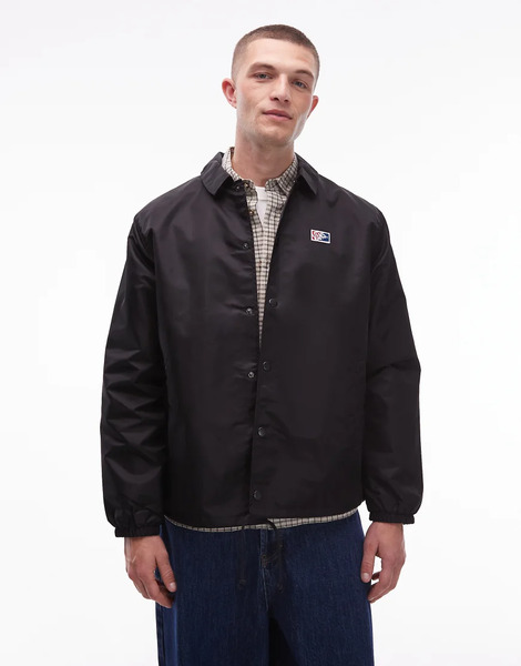  Vans Torrey Nylon Coach Jacket In Black 