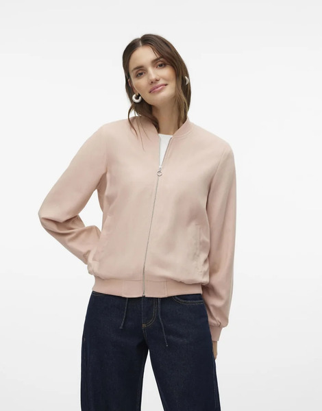  Vero Moda Bomber Jacket In Pink 