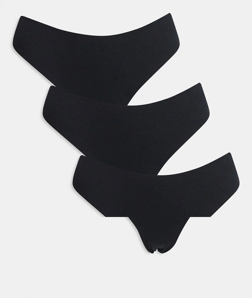  Vero Moda 3 Pack Lace Brief In Black 
