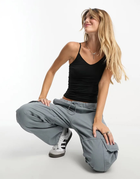  Vero Moda Seamless Top In Black 
