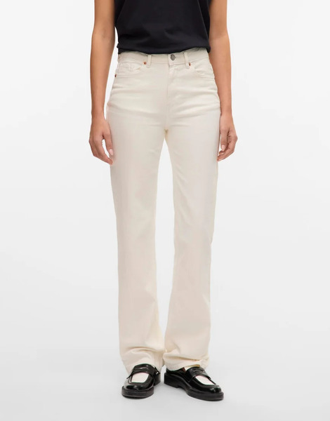 Vero Moda Straight Fit Jeans In Bright White 
