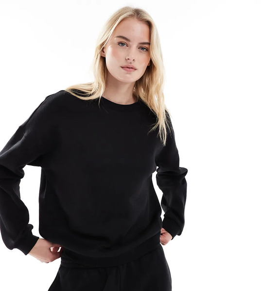  Vero Moda Tall Oversized Sweatshirt Co Ord In Black 