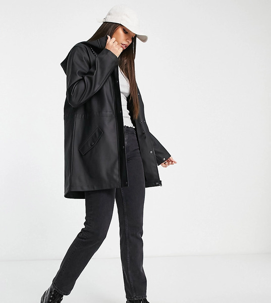  Vero Moda Tall Raincoat In Black 