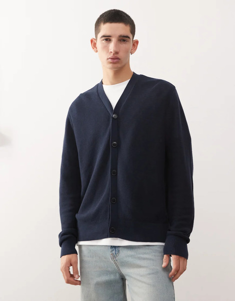  Weekday Cardigan In Navy 