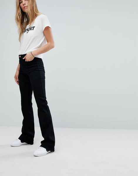  Wrangler Retro Flare Jean Black 