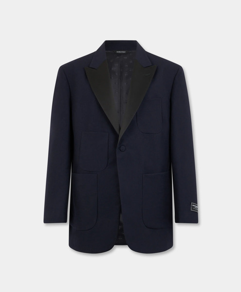  Brooks Brothers Brooks Brothers X Engineered Garments - Wool Tuxedo Jacket - Man Engineered Garments X Brooks Brothers Navy M 