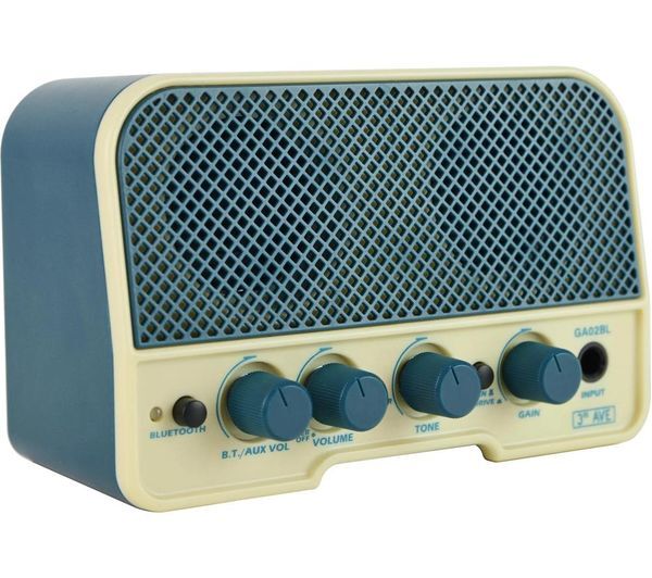  3rd Avenue Mini 5 W Portable Guitar Amplifier - Space Blue & Cream 