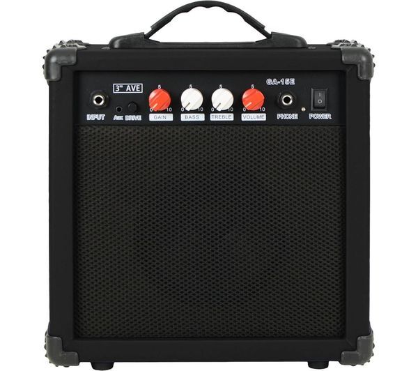  3rd Avenue 15 W Combo Guitar Practice Amplifier - Black 