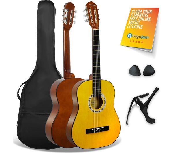  3rd Avenue Xf 3/4 Size Classical Guitar Bundle - Natural 