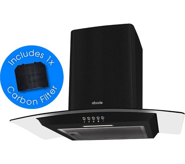  Abode Agch6031b Chimney Cooker Hood - Black 