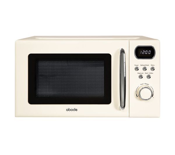  Abode Amd2004c Compact Solo Microwave - Cream 
