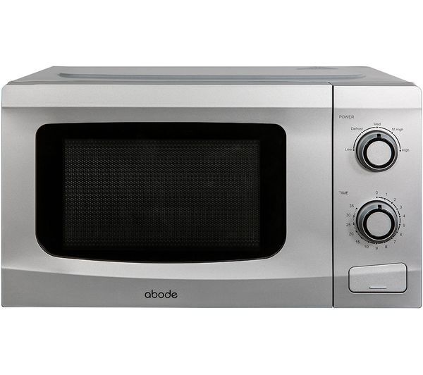  Abode Amm2001s Compact Solo Microwave - Silver 