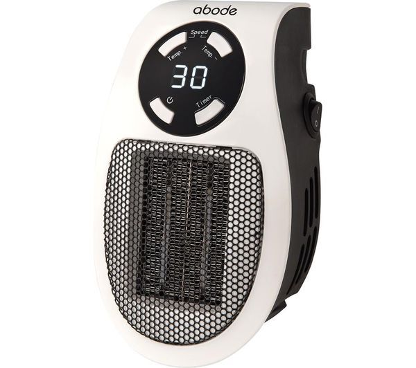  Abode Aph1001 Portable Plug-in Heater - White 