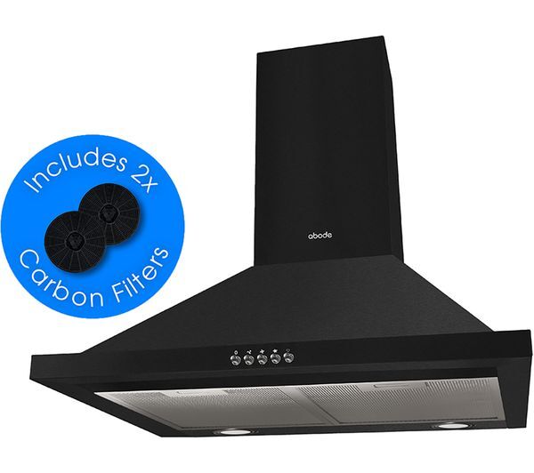  Abode Asch6031b Chimney Cooker Hood - Black 