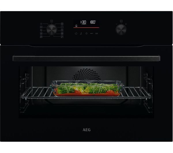  Aeg 6000 Combiquick Ok6nk40k Built-in Combination Microwave - Black 