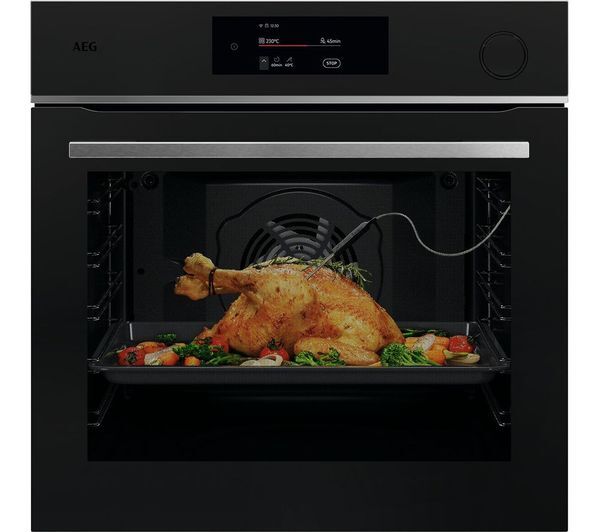  Aeg 7000 Mealassist Tr7pb731st Electric Pyrolytic Oven - Black 