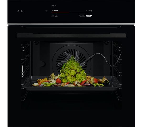  Aeg 9000 Proassist Tt9pb831ab Electric Pyrolytic Smart Oven - Black 