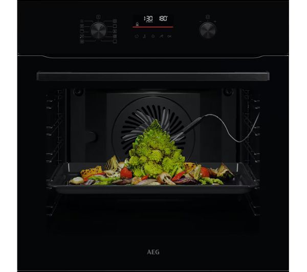  Aeg 6000 Sensecook Os6ab50ak Electric Oven - Black 