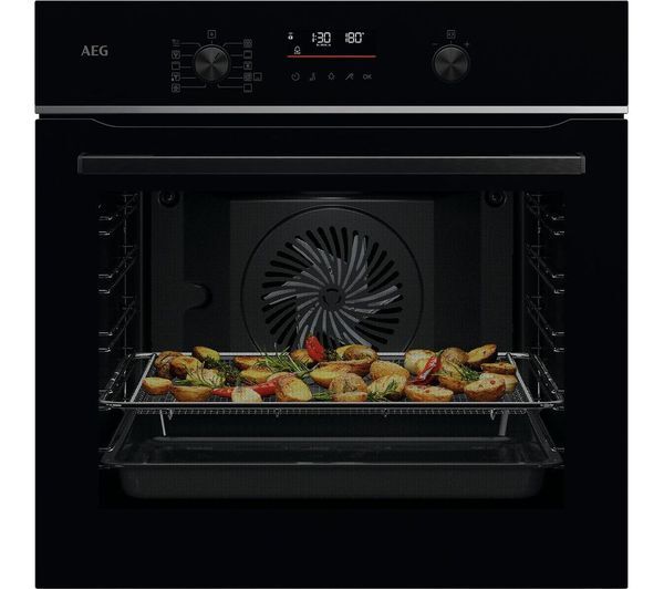  Aeg 6000 Sensecook Ts6pb521ab Electric Pyrolytic Oven - Black 