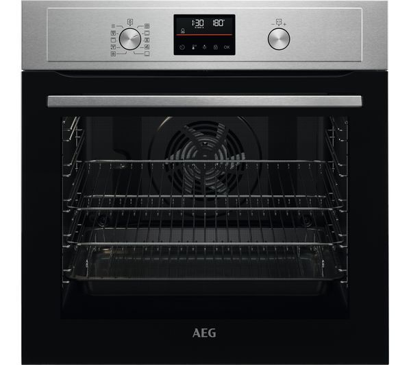  Aeg 6000 Surroundcook Bpx535061m Pyrolytic Electric Oven - Stainless Steel 