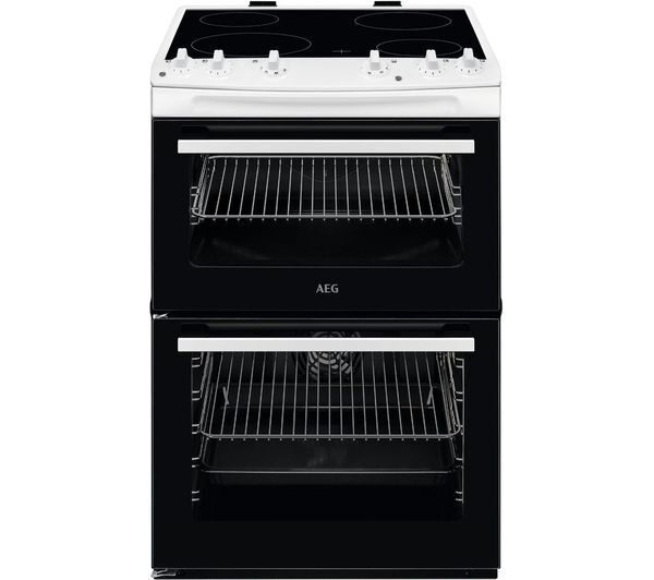  Aeg 5000 Surroundcook Ccx6501acw 60 Cm Electric Ceramic Cooker - White 