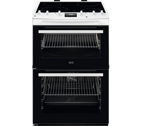  Aeg 5000 Surroundcook Ccx6540acw 60 Cm Electric Ceramic Cooker - White 