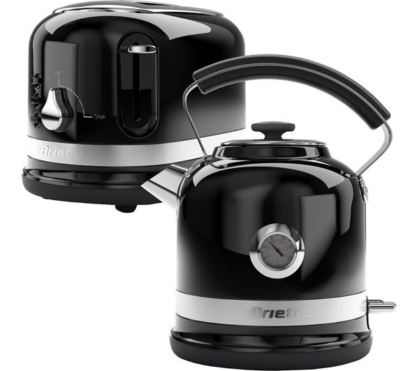  Ariete Moderna Arpk31 2-slice Toaster & Traditional Kettle Bundle - Black 