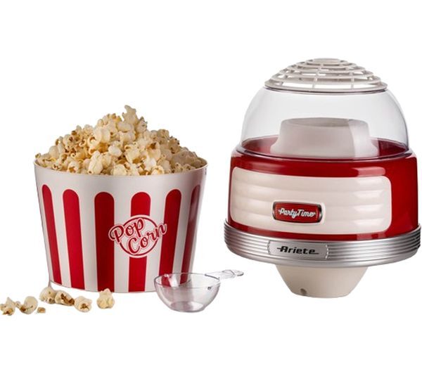  Ariete Party Time Arpk42 Cotton Candy & Popcorn Maker Set - Red 