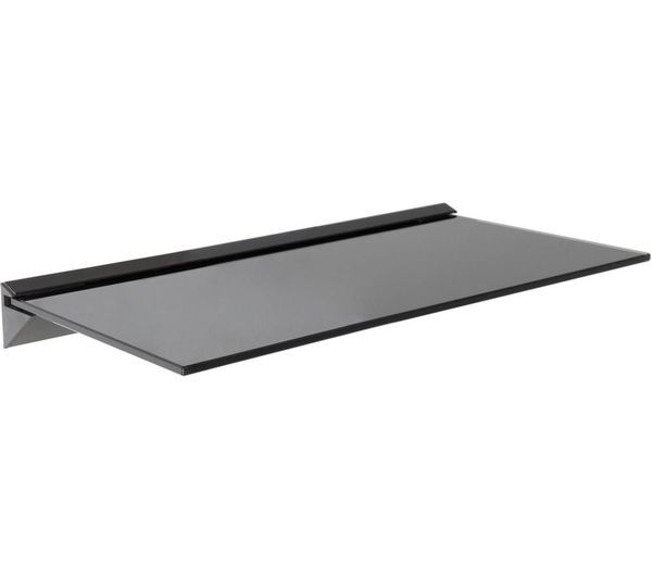  Avf S1600bb Glass Shelf - 60 Cm, Black 