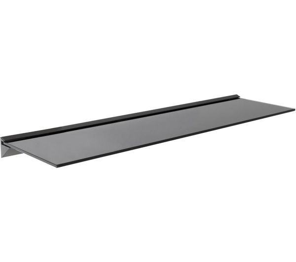  Avf S11000bb Glass Shelf - 100 Cm, Black 