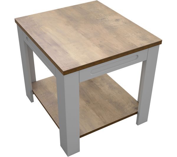  Avf Whitesands Ft50wssg Side Table - Wood & Grey 