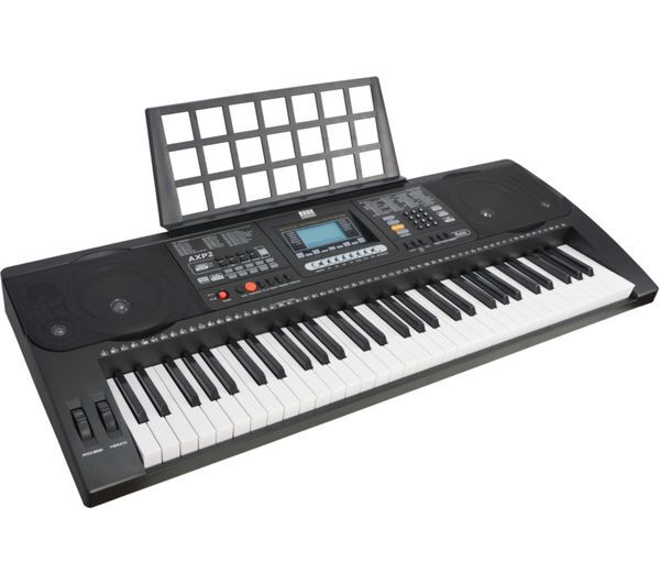  Axus Axp2 Electronic Keyboard Piano - Black 