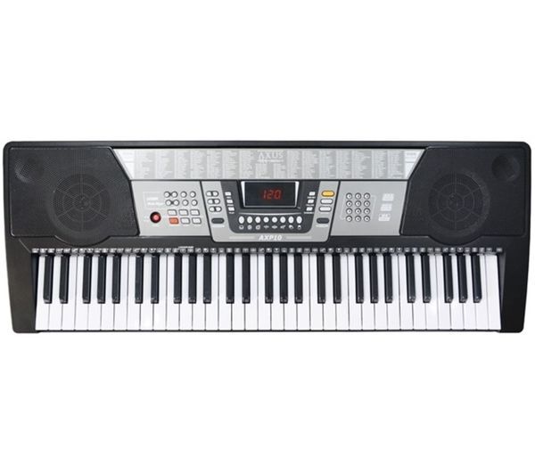  Axus 61-key Portable Electronic Keyboard - Black 