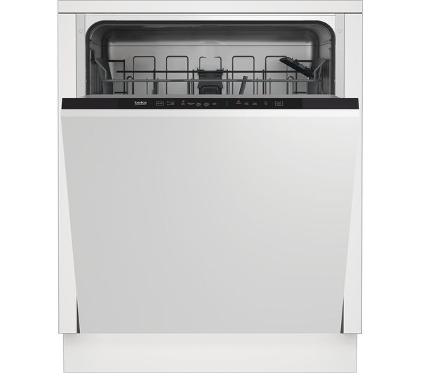  Beko Din15x20 Full-size Fully Integrated Dishwasher 