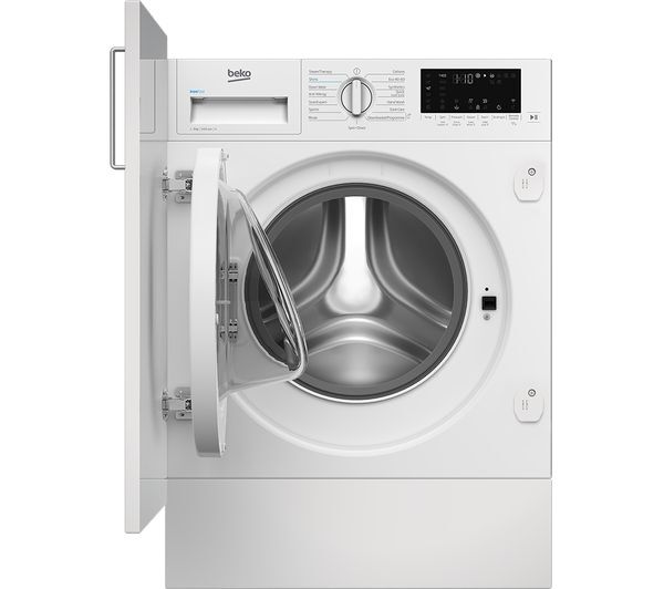  Beko Pro Wtik94121f Integrated Wifi-enabled 9 Kg 1400 Spin Washing Machine - White 